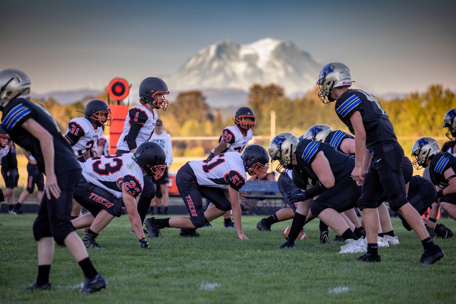 Local photographer John Anders captured this fantastic photograph as the Napavine and Adna junior varsity teams played in Adna on Monday. “High school football in western Washington in an image,” he wrote to The Chronicle. Napavine won 32-6.